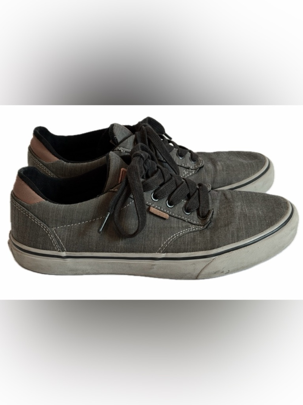 Men’s Gray Vans Shoes~Size 9~Retail $79